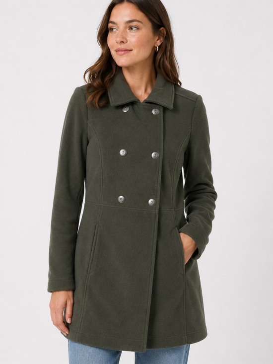 Athleta Jackets & Blazers - Athleta Fleece Switchback‎ Double Breasted Pea Coat